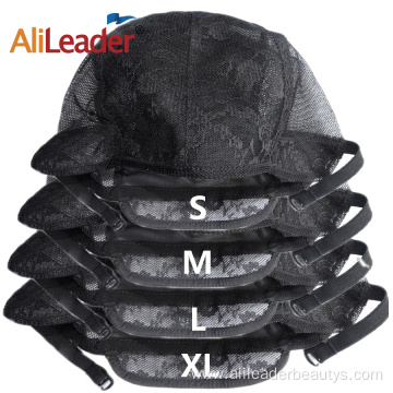 Adjustable Durable Elastic Double Layer Lace Wig Caps